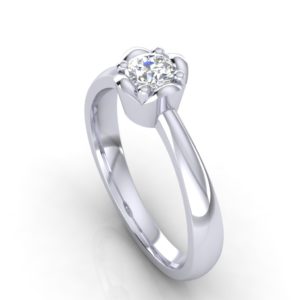 Nežan prsten sa dijamantom