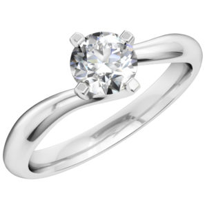 Prsten sa jednim dijamantom