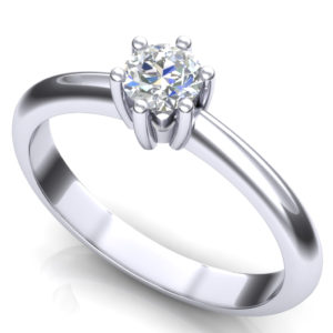 Klasičan dijamantski prsten
